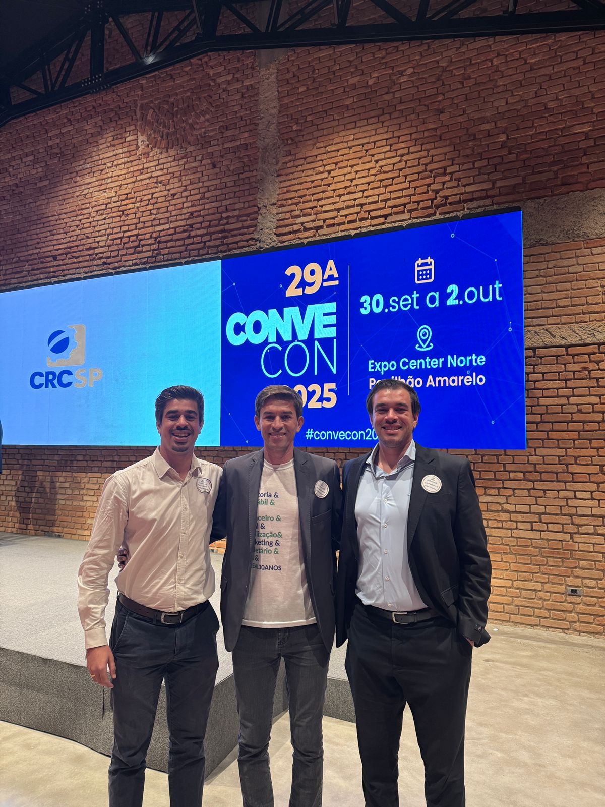 Equipe da Real Assessoria Contábil em evento contábil